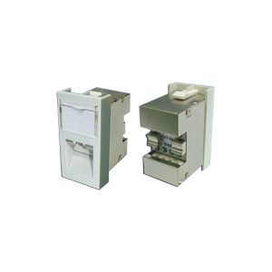 Uložak sa 1 RJ-45 STP kat. 6A pod uglom - dim. 45x22.5mm (1M)