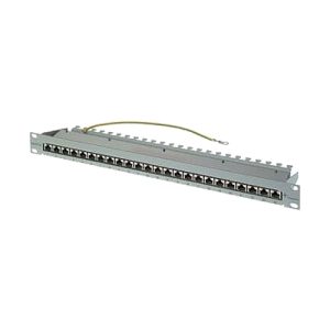 Telegärtner patch panel 19"/1U sa 24 RJ-45 kat. 6A Fully Shielded sa uzemljenjem