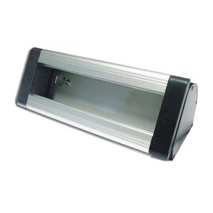 Kutija stona metalna srebrna 221x86x90mm