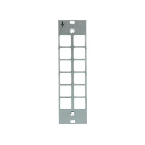 Telegärtner prednja maska za 3HE/7PU fiber optičke module sa otvorima za 12 x E2000 simplex adaptera