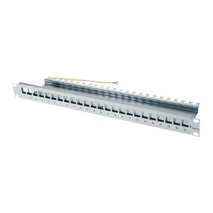 Telegärtner patch panel modularni shielded 19"/1U sa 24 slota za UTP / STP module