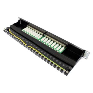 Patch panel 19"/1U sa 16 RJ-45 STP kat. 6A Fully Shielded